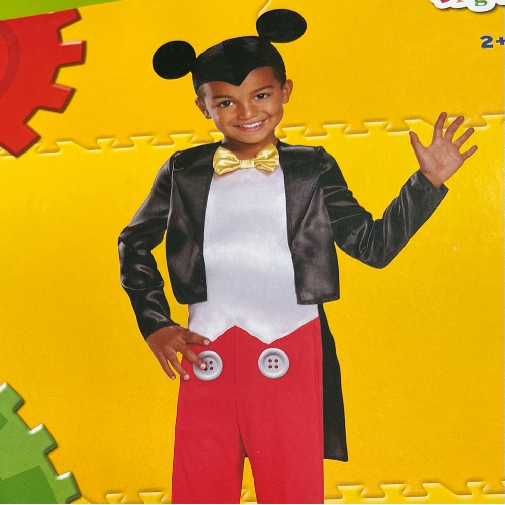 2-piece Mickey Mouse Costume - Black, Red, White